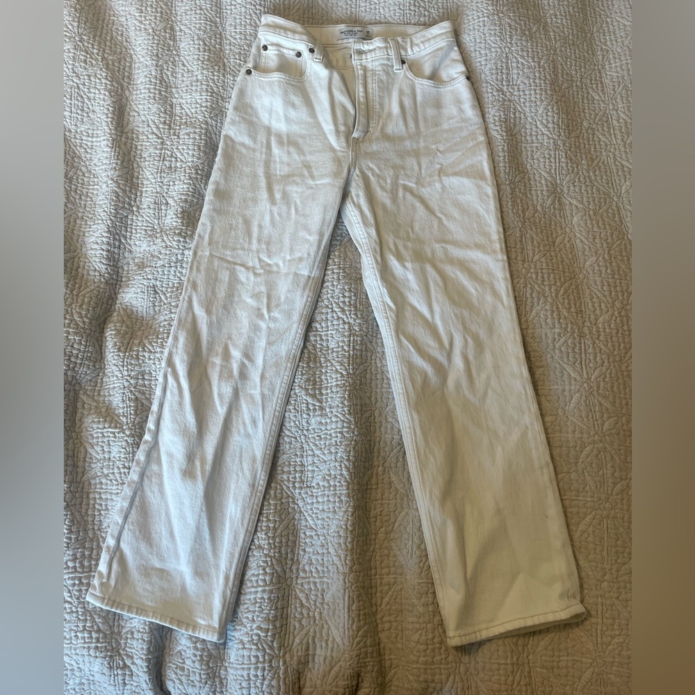 Abercrombie & Fitch ankle straight ultra high rise jeans 26/2